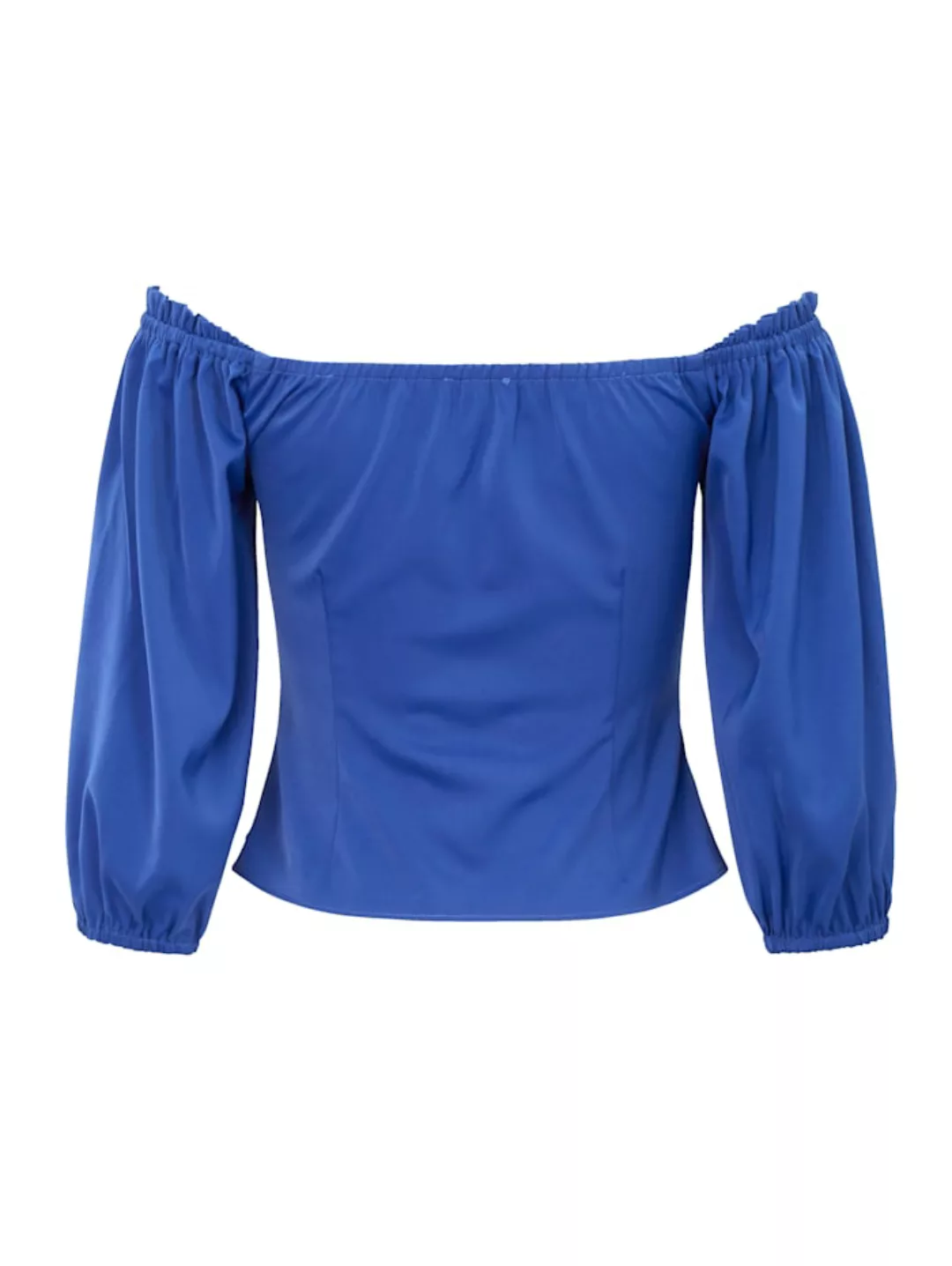 Off-Shoulder Bluse SIENNA Blau günstig online kaufen