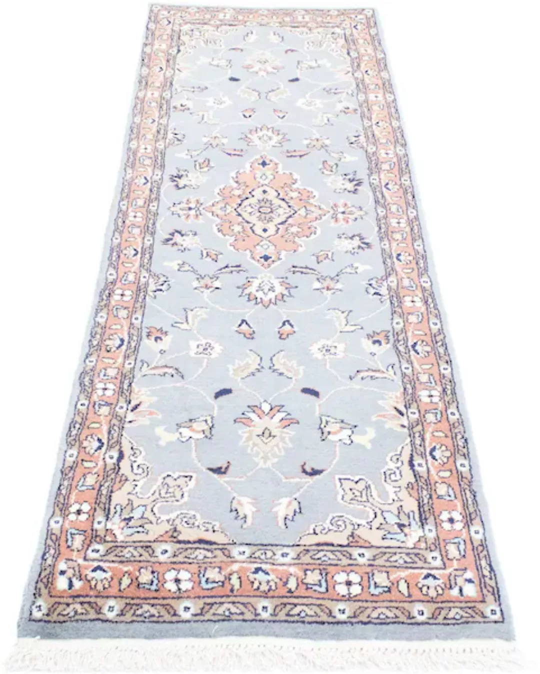 morgenland Wollteppich »Sarough Teppich handgeknüpft blau«, rechteckig günstig online kaufen