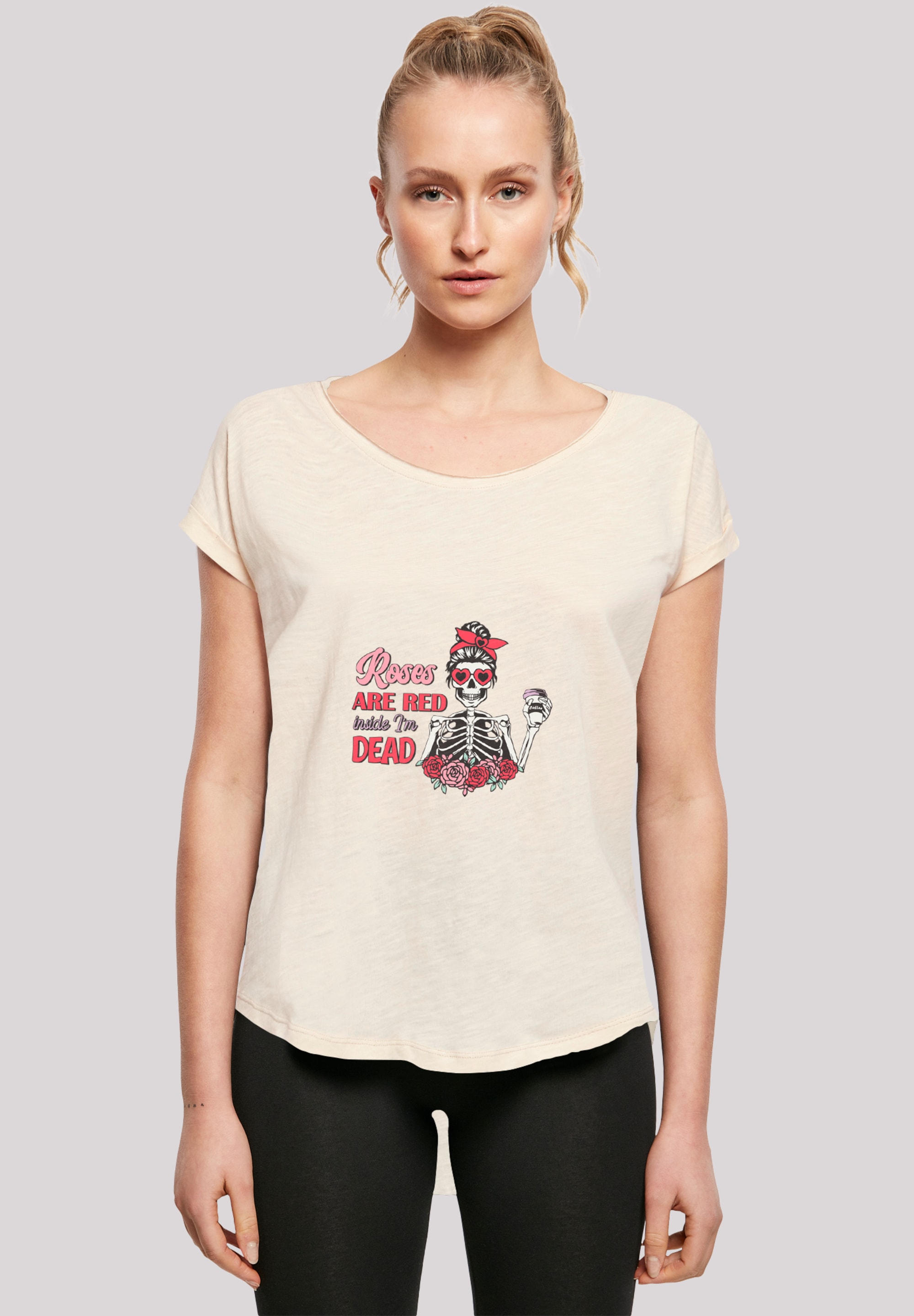 F4NT4STIC T-Shirt "Anti Valentinstag Roses are red", Premium Qualität günstig online kaufen