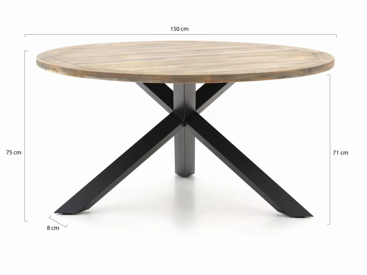 ROUGH-Y Esstisch ø 150 cm (h:75 cm) günstig online kaufen