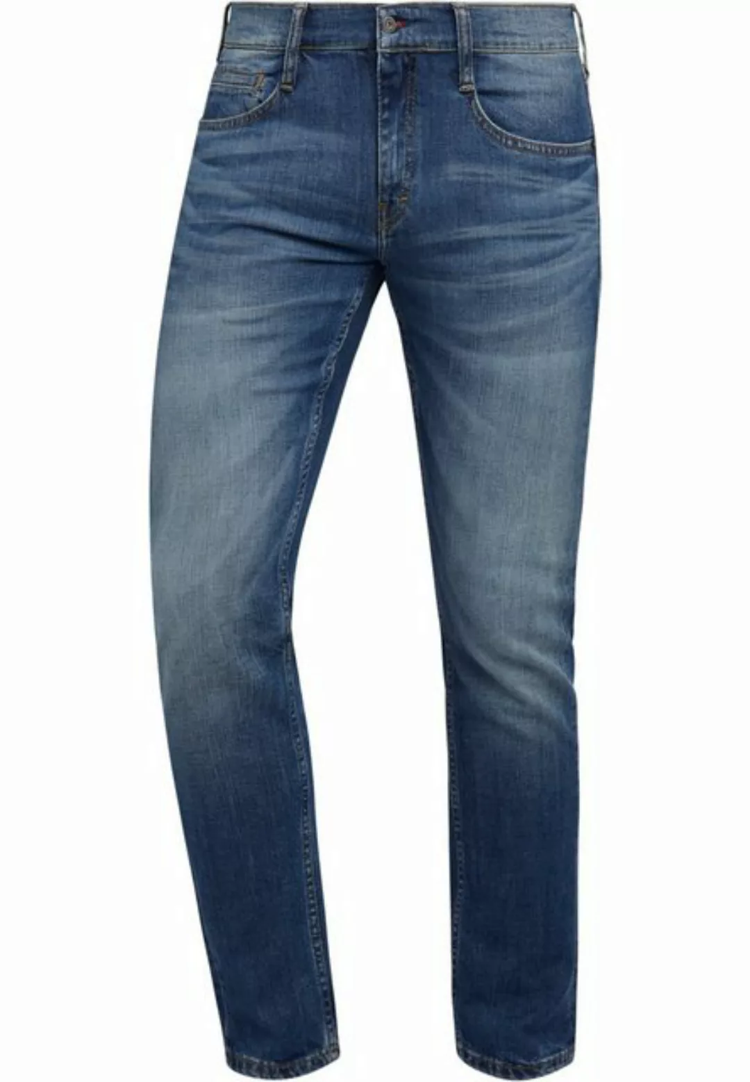 Mustang Herren Jeans Oregon Tapered - Blau - Dark Rinse Used günstig online kaufen