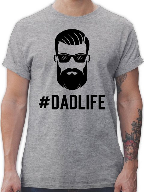 Shirtracer T-Shirt Hashtag Dadlife Vatertag Geschenk für Papa günstig online kaufen