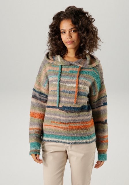 Aniston CASUAL Strickpullover, aus buntem Effektgarn - jedes Teil ein Unika günstig online kaufen