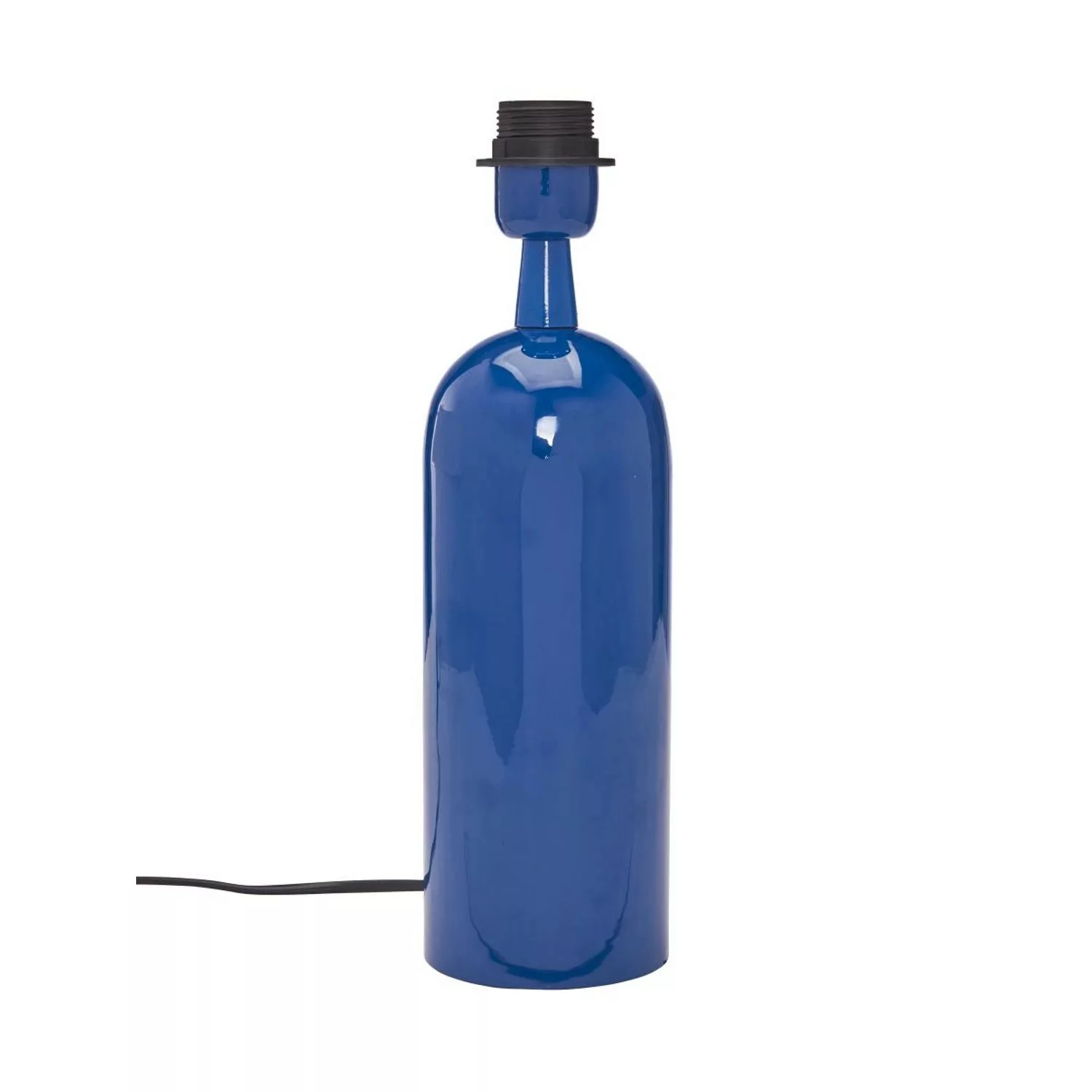 PR Home Carter Tischlampenfuß Blau aus Metall E27 10x35cm ohne Schirm günstig online kaufen