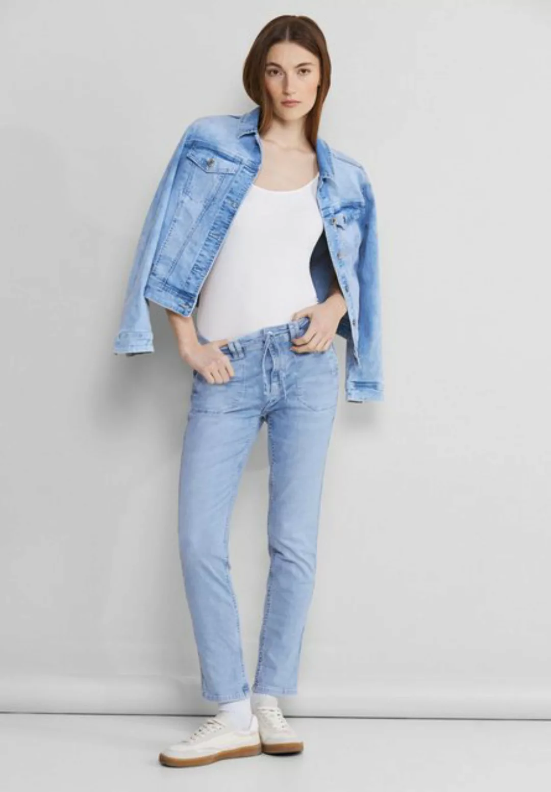 STREET ONE Gerade Jeans Middle Waist günstig online kaufen