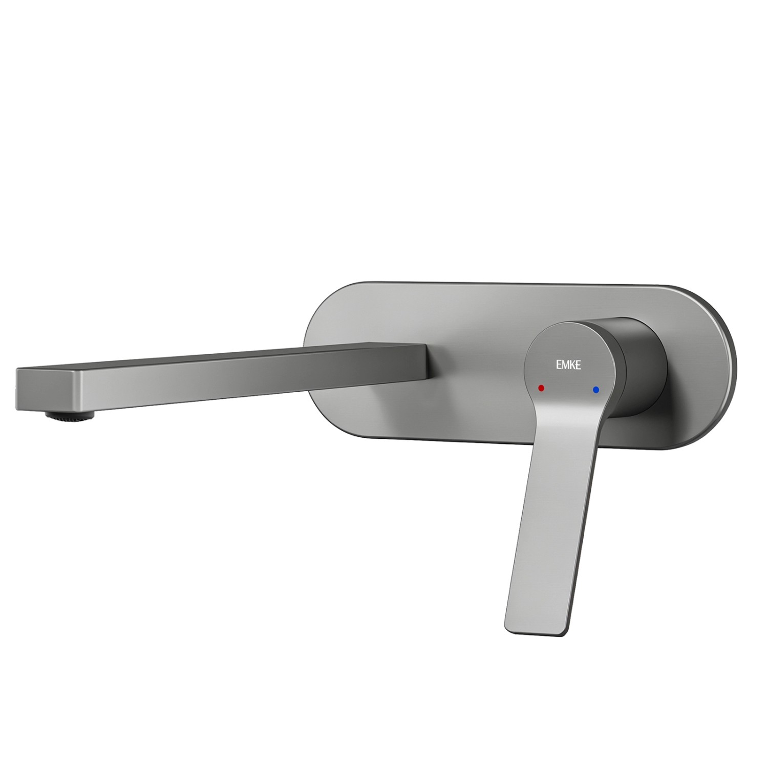 Emke Wand Waschtischarmatur Inklusive Grundkörper 288 x 210 x 70 mm Anthraz günstig online kaufen