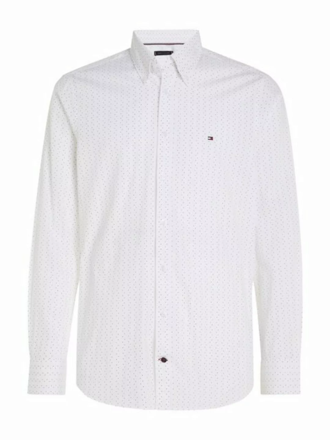 Tommy Hilfiger TAILORED Businesshemd CL-W DOT PRINT SF SHIRT mit kontrastfa günstig online kaufen