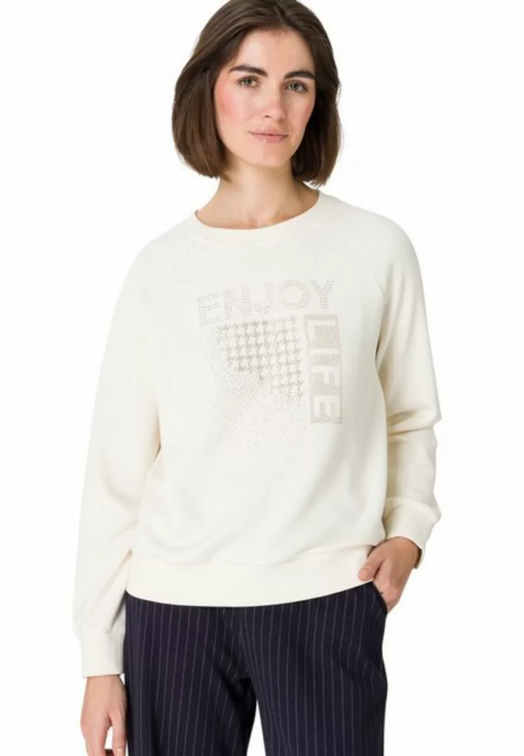 Zero Sweatshirt mit Glitzerprint (1-tlg) weiteres Detail günstig online kaufen