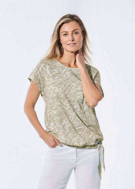 GOLDNER T-Shirt Kurzgröße: Shirt mit U-Boot-Ausschnitt günstig online kaufen