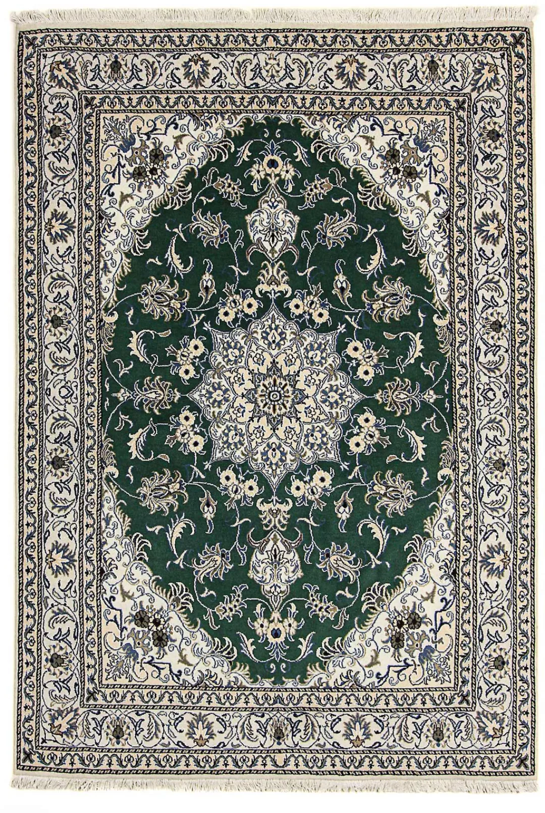 morgenland Orientteppich »Perser - Nain - 244 x 168 cm - dunkelgrün«, recht günstig online kaufen
