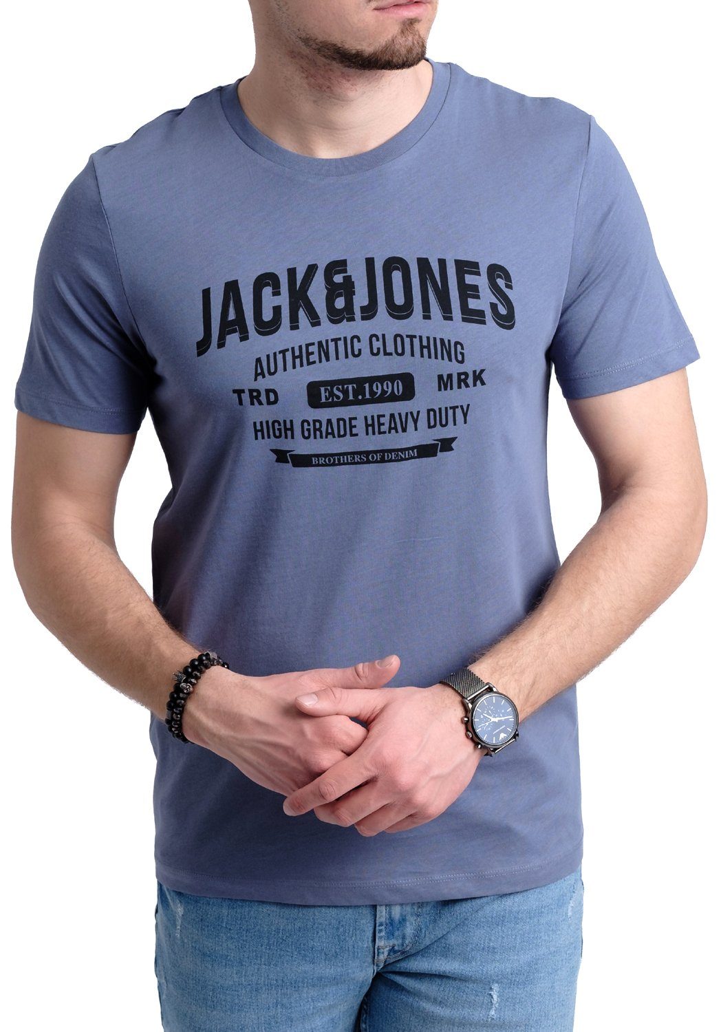 Jack & Jones Print-Shirt (Set) Doppelpack günstig online kaufen