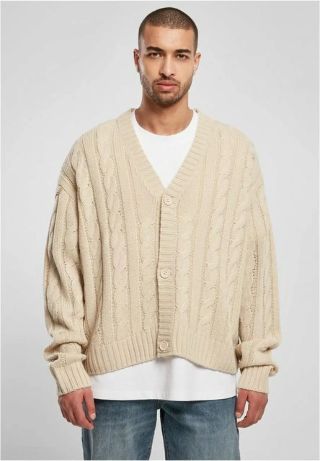 URBAN CLASSICS Strickjacke Urban Classics Herren Boxy Cardigan (1-tlg) günstig online kaufen