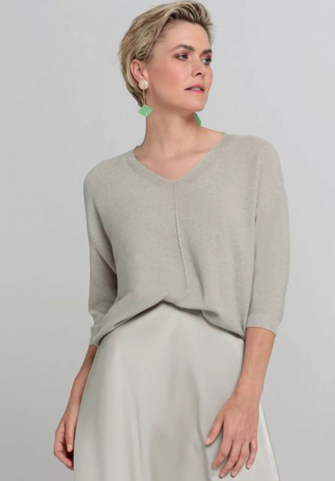 bianca Strickpullover OLINDE in Lurex-Feinstrick günstig online kaufen