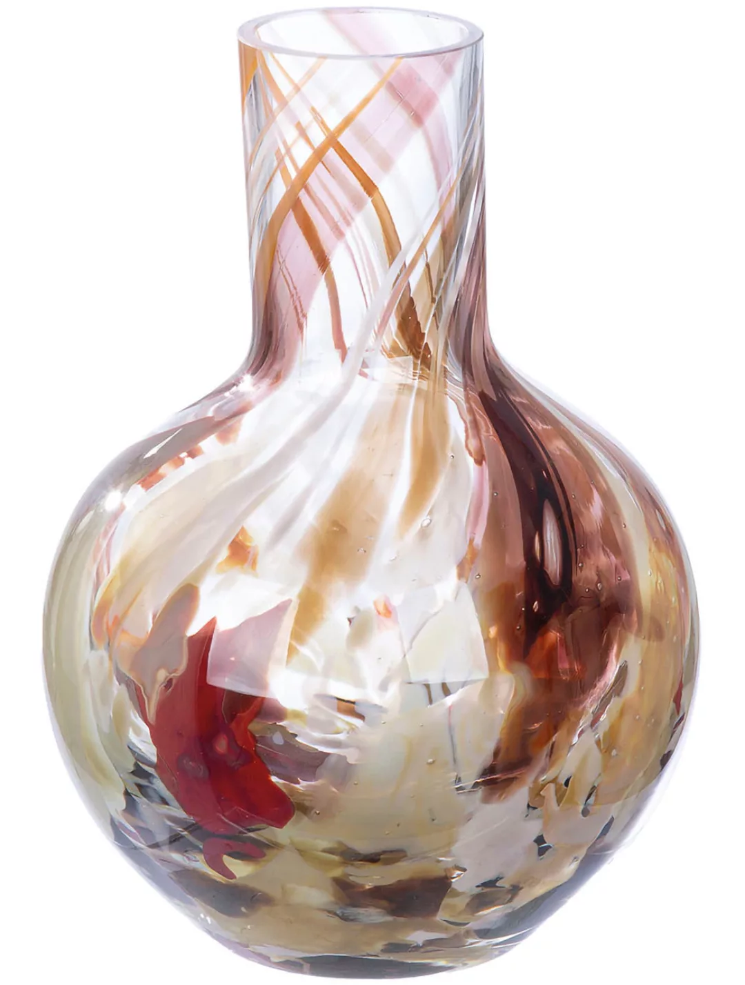 GILDE Tischvase "Vase Roslin Höhe ca. 21 cm", (1 St.), Europäische Handarbe günstig online kaufen