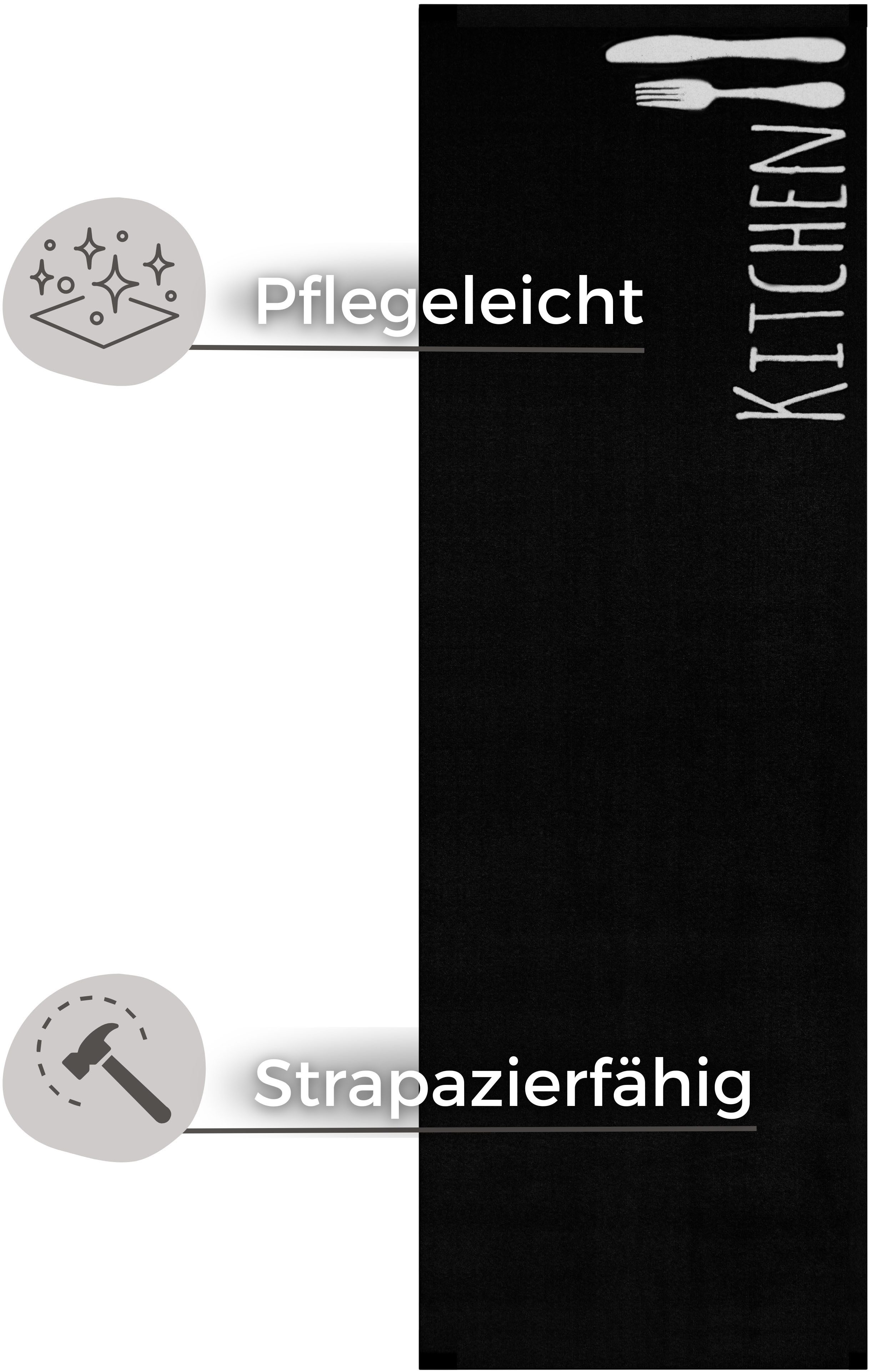 HANSE Home Küchenläufer Cutlery, rechteckig, Höhe: günstig online kaufen