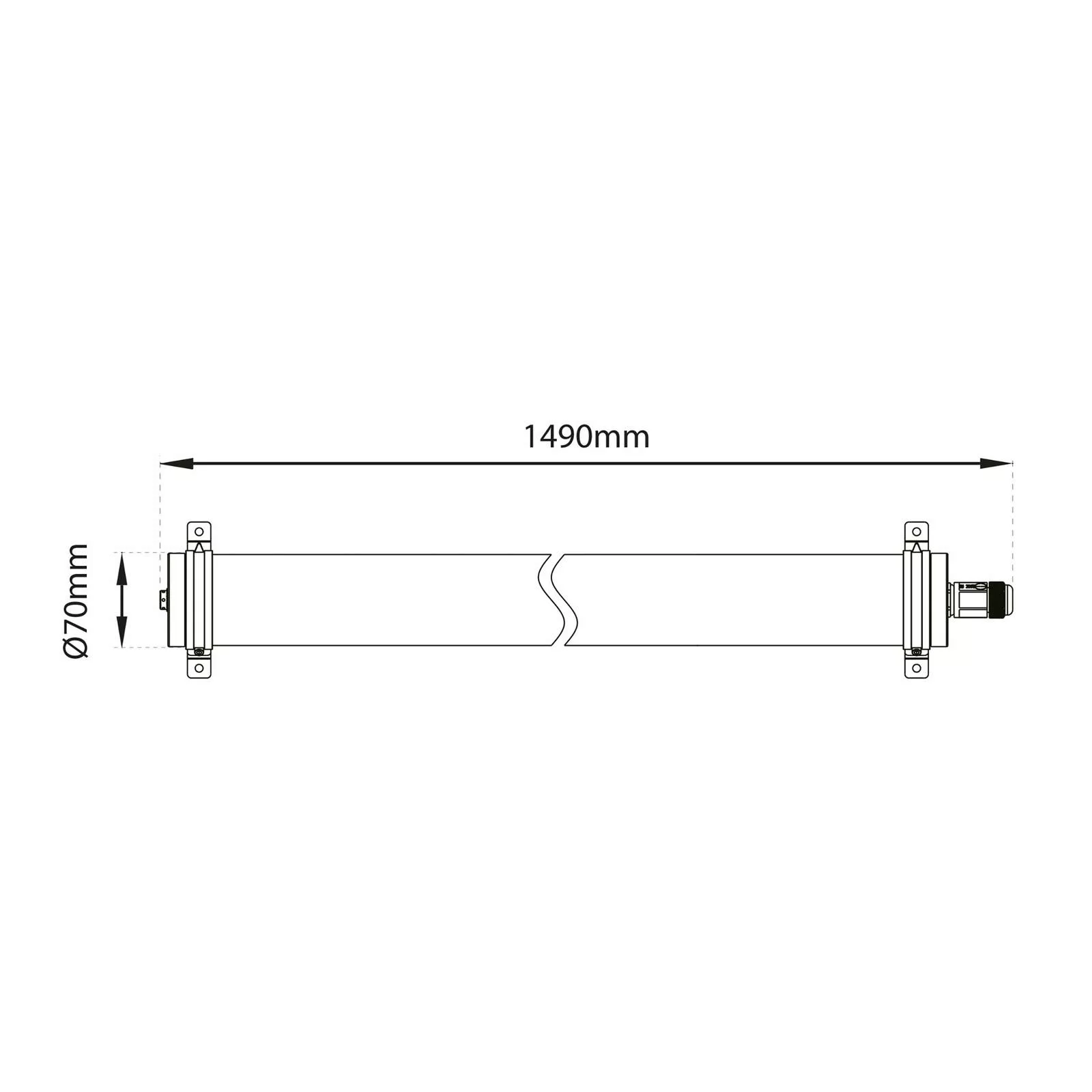 SLC Lava LED-Deckenleuchte aus PMMA IP69 günstig online kaufen