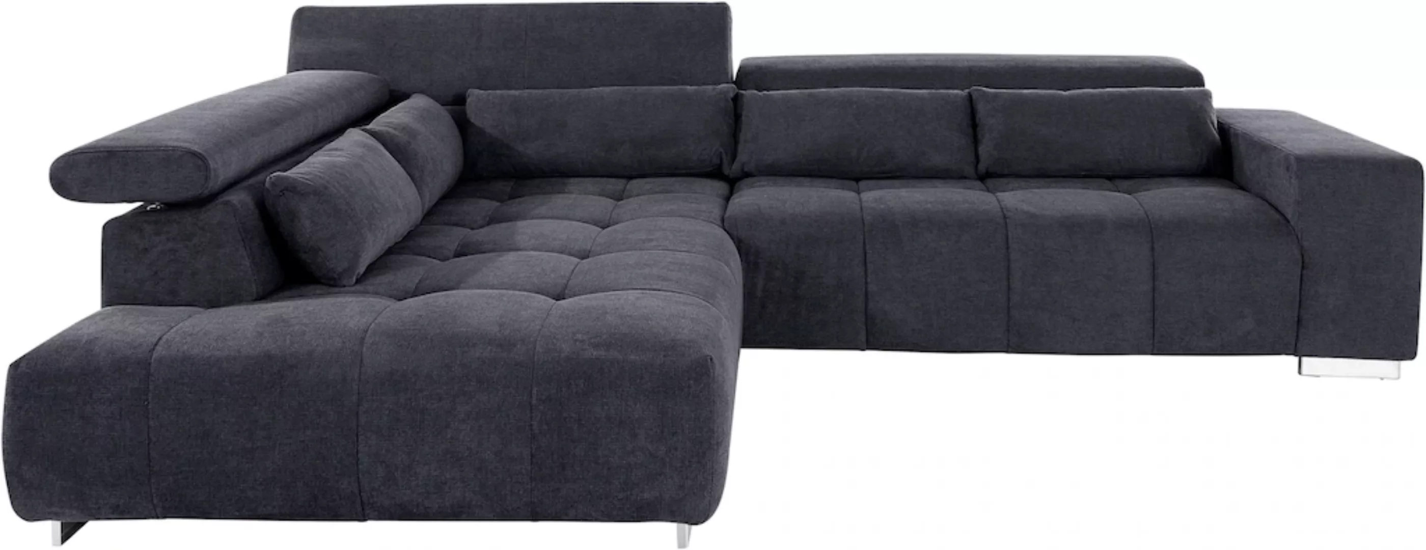 COTTA Ecksofa "Orion L-Form", mit Ottomane, inklusive verstellbarer Kopfstü günstig online kaufen