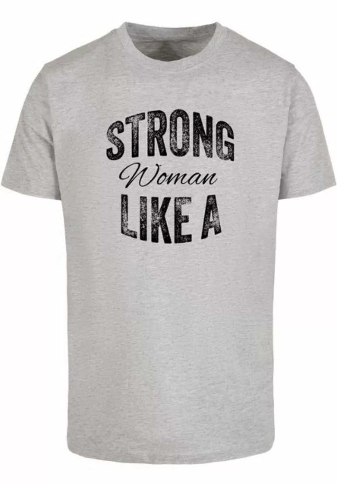 Merchcode T-Shirt Merchcode Unisex Strong WD - Like A Woman T-Shirt Round N günstig online kaufen