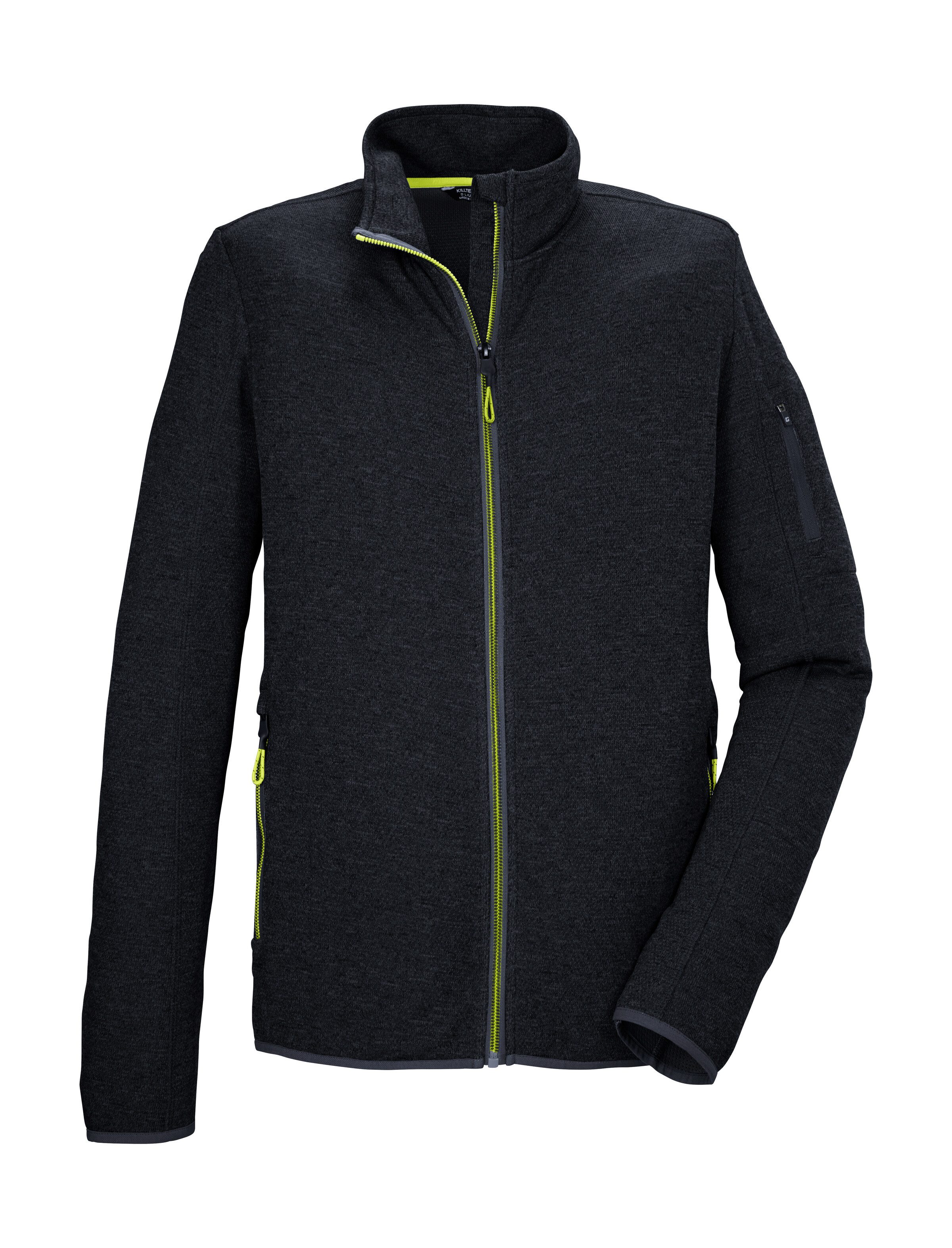 Killtec Strickjacke "KOS 91 MN FLX JCKT", Melange-Optik, Kinnschutz, versch günstig online kaufen