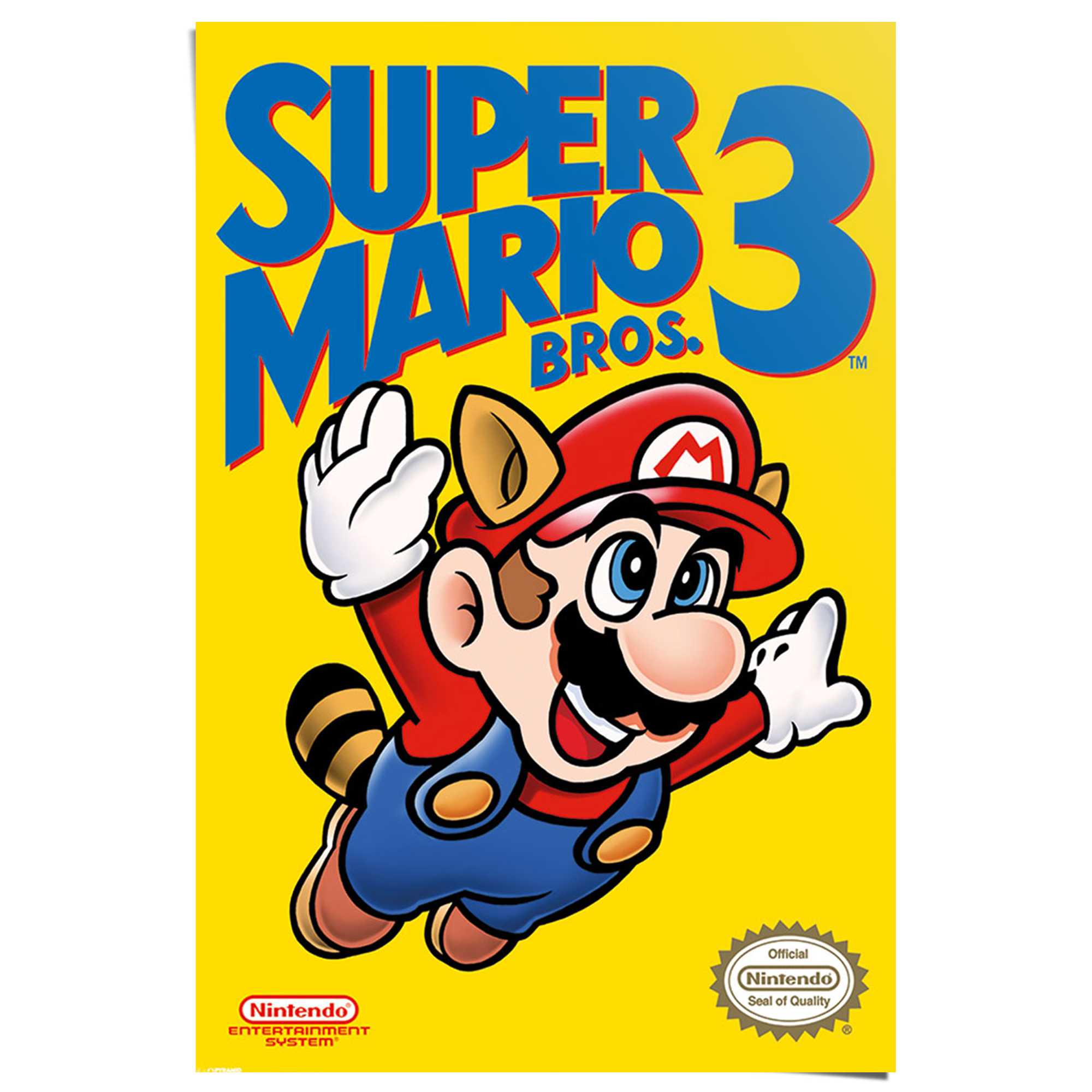 Reinders Poster "Super Mario Bros 3 - NES cover" günstig online kaufen