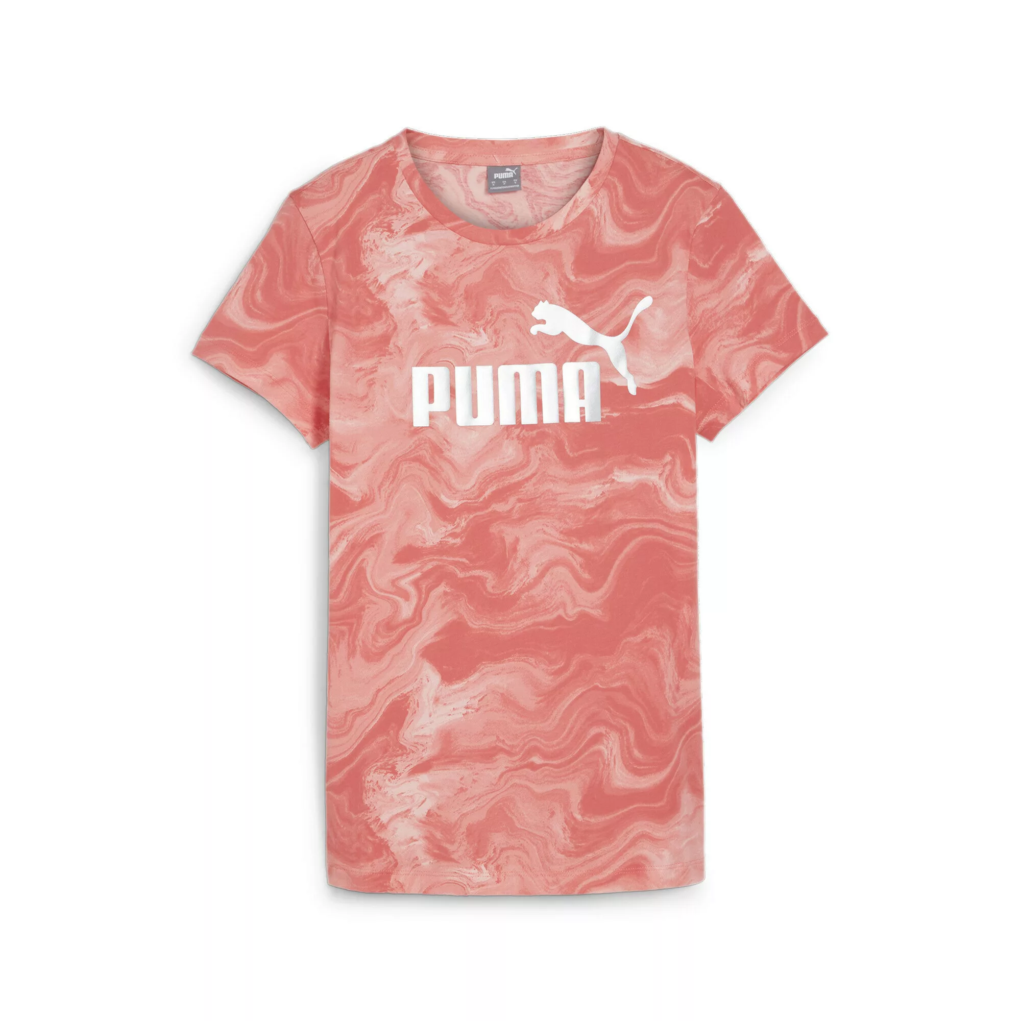 PUMA T-Shirt "ESS+ MARBLEIZED T-Shirt Damen" günstig online kaufen
