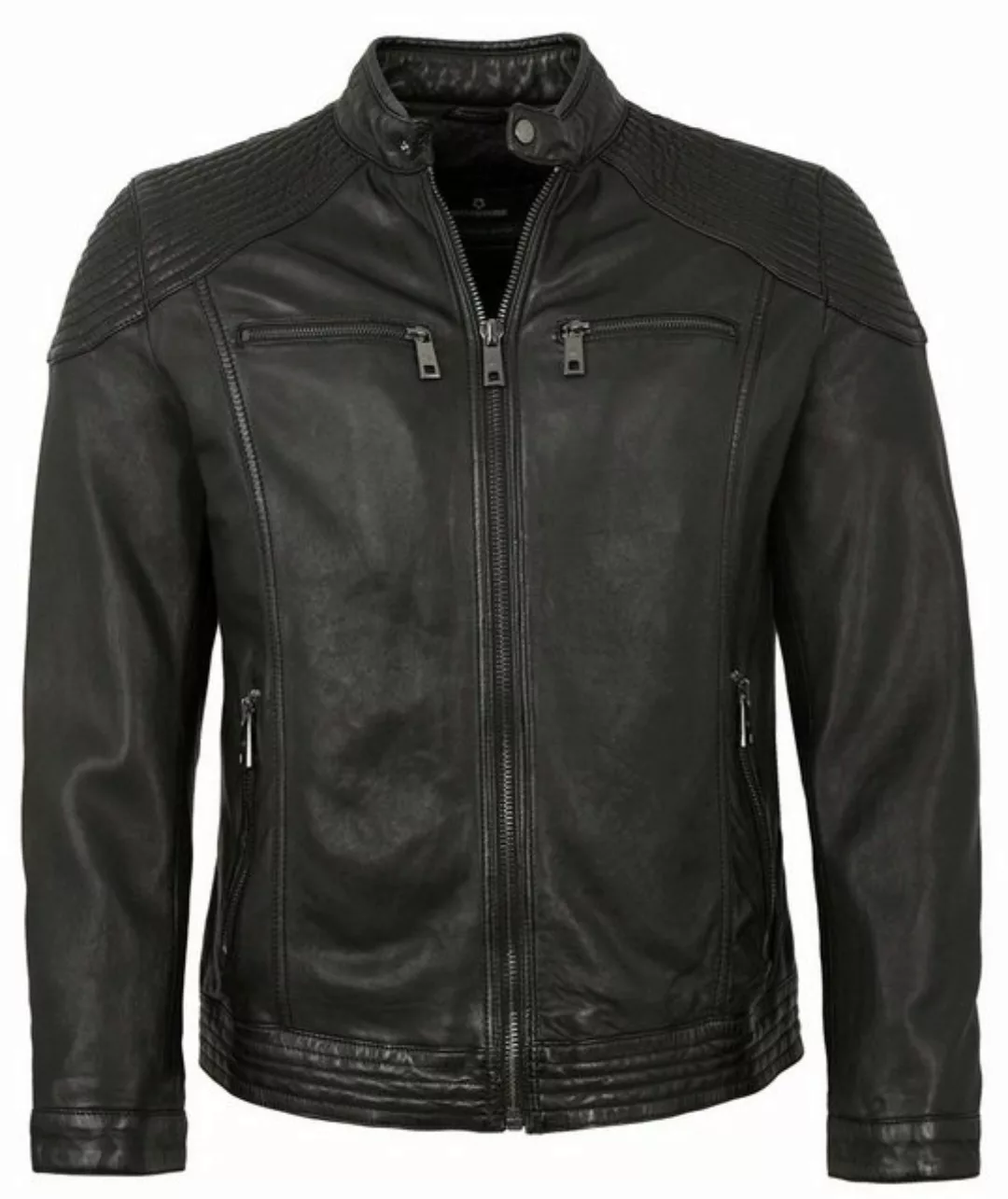 Milestone Lederjacke MSParker Milestone - Herren Lederjacke Lammnappa schwa günstig online kaufen