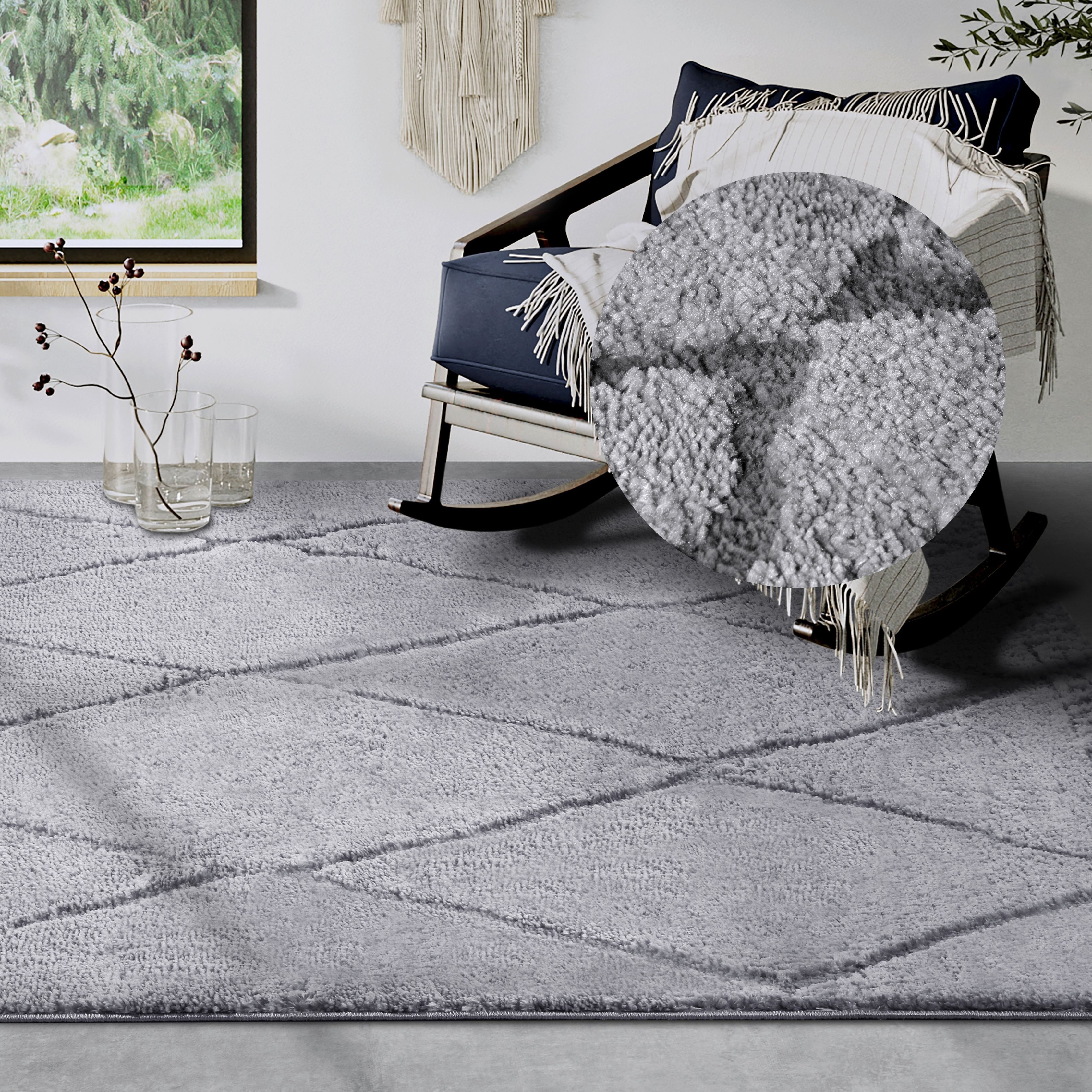 ELLE DECORATION Designteppich »Perrotin«, rechteckig, 18 mm Höhe, Läufer, S günstig online kaufen