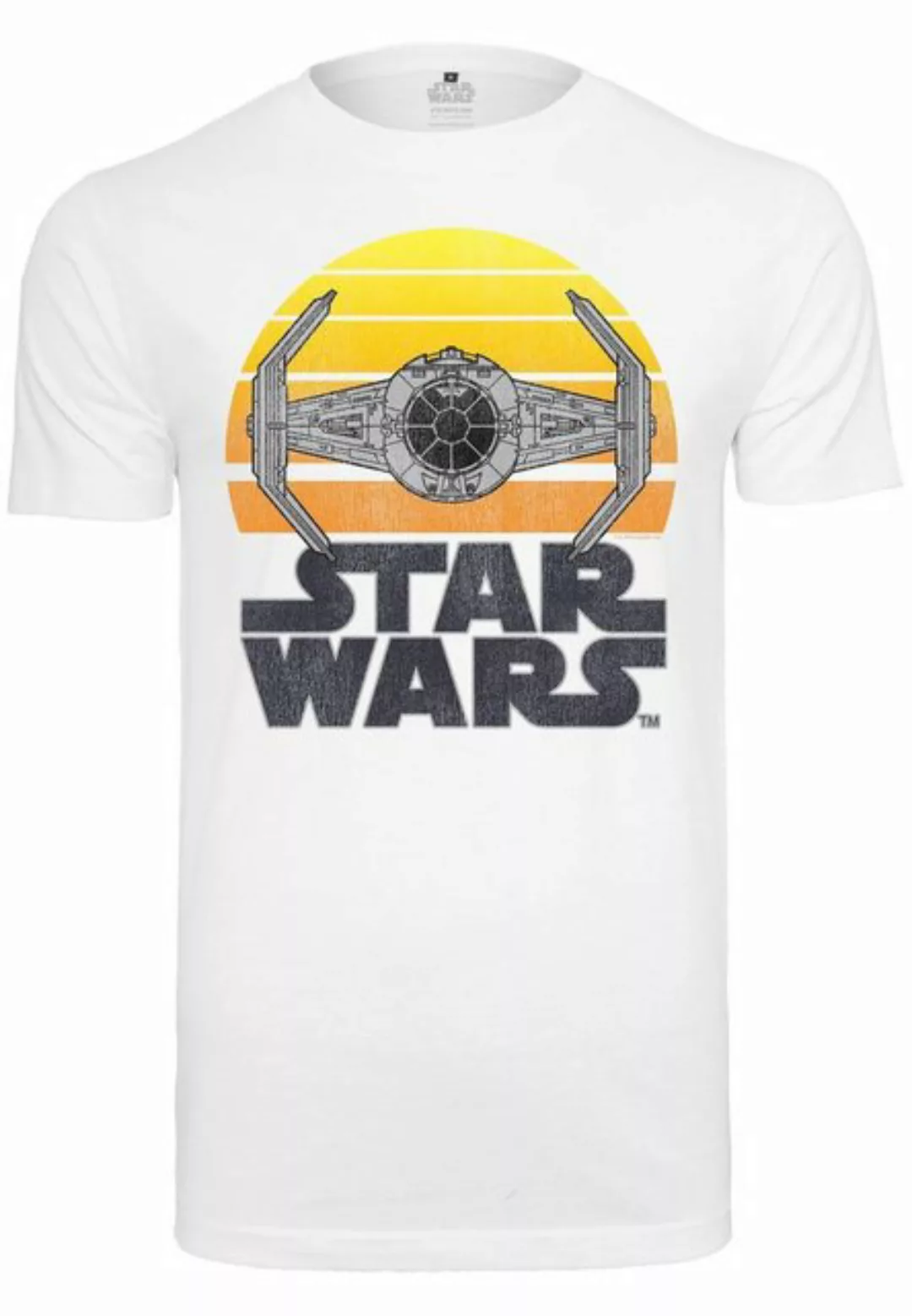 Merchcode T-Shirt STAR WARS SUNSET TEE MC482 White günstig online kaufen