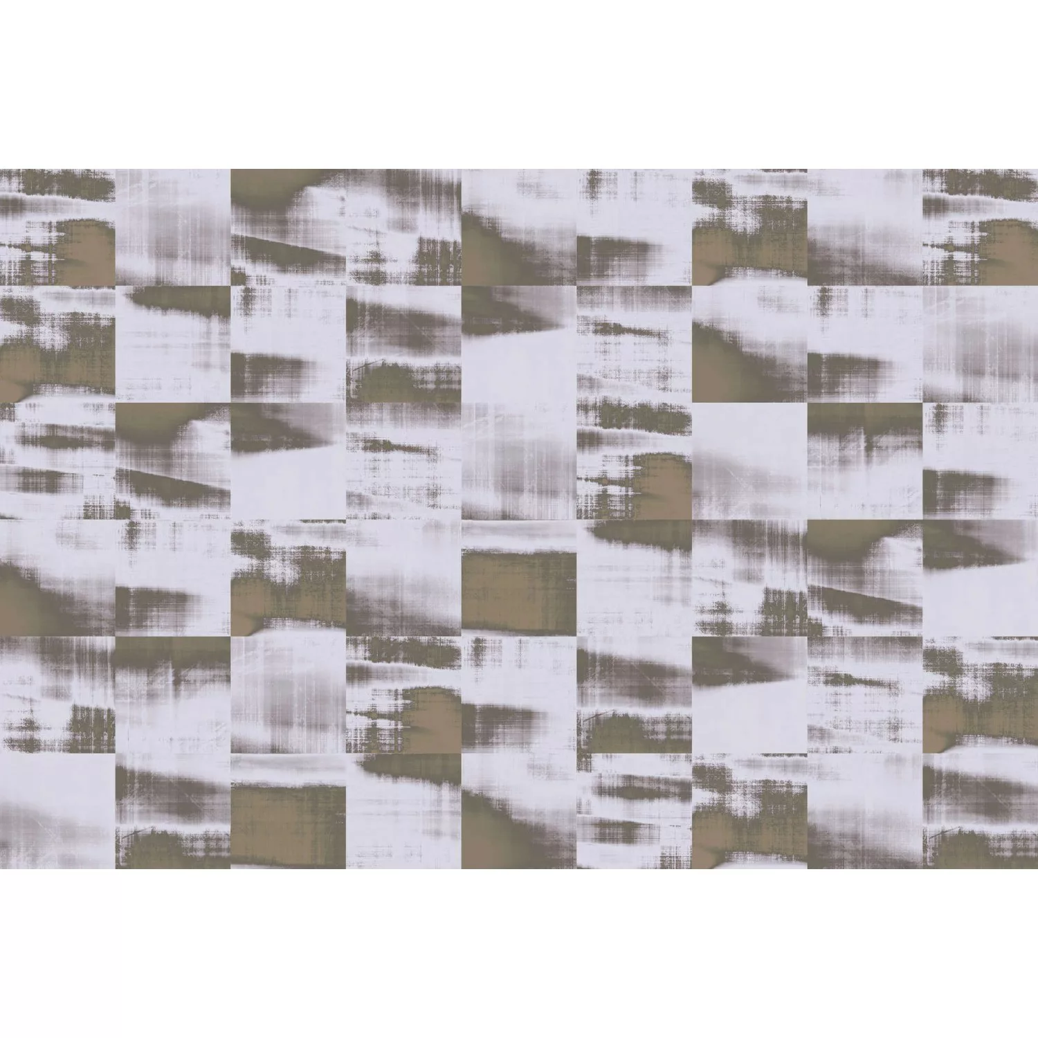 Fototapete Kacheloptik Abstrakt Grau Braun 4,00 m x 2,70 m FSC® günstig online kaufen