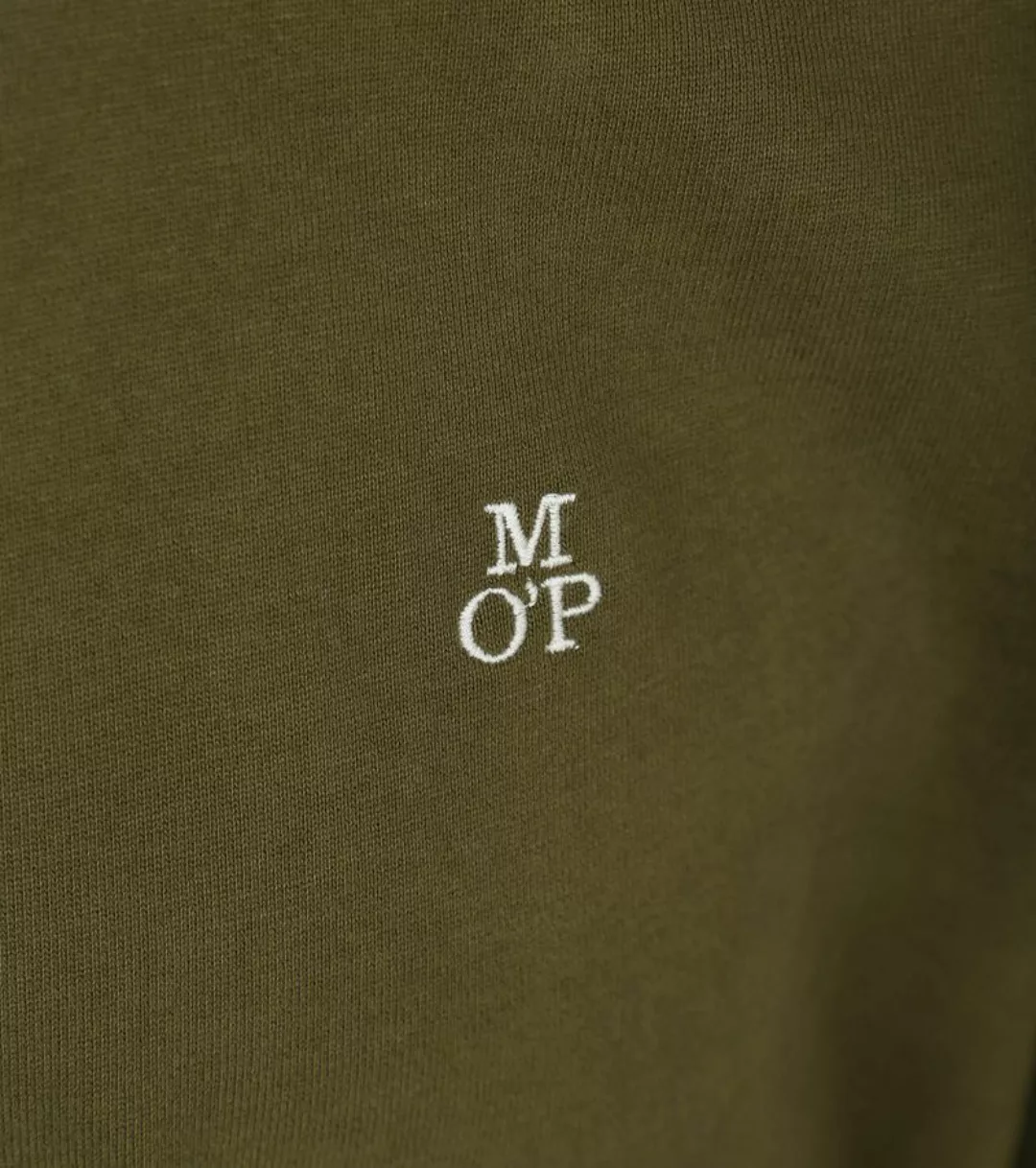 Marc O'Polo Langarm Polohemd Olivegrün - Größe XXL günstig online kaufen