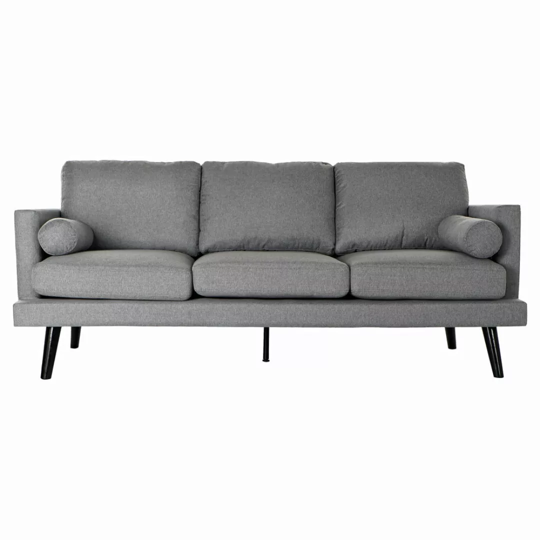 Sofa Dkd Home Decor Polyester Dunkelgrau (195 X 85 X 85 Cm) günstig online kaufen
