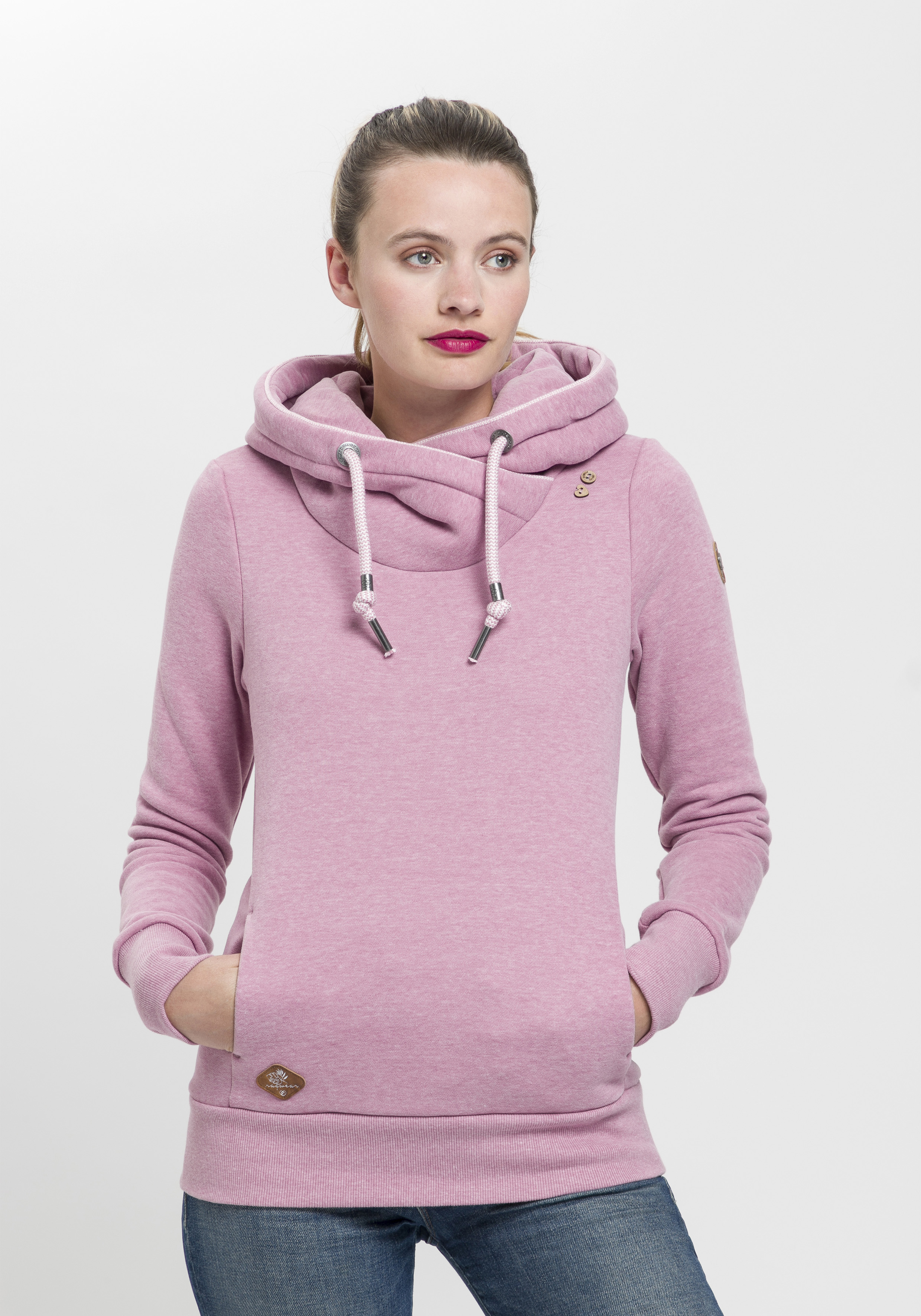 Ragwear Sweatshirt "GRIPYBUTTON", Sweater mit rustikalen Kordel-Akzenten günstig online kaufen