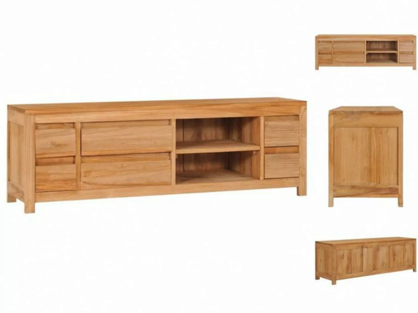 vidaXL TV-Schrank TV Schrank Fernsehschrank Lowboard Regal Sideboard 120304 günstig online kaufen