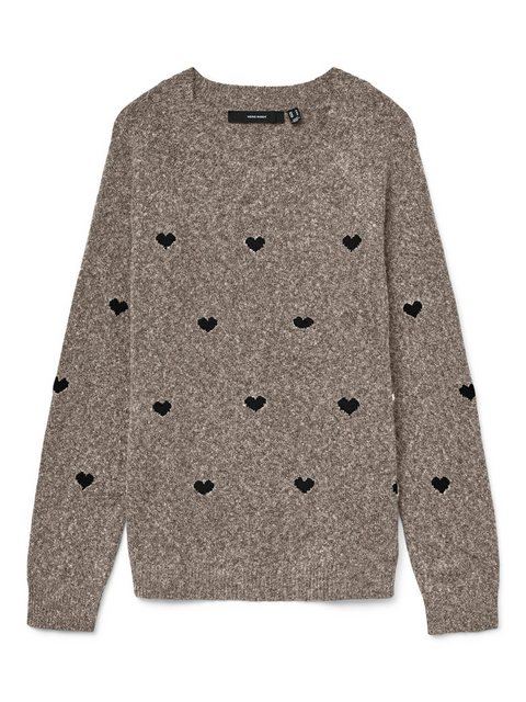 Vero Moda Rundhalspullover VMDOFFY INTARSIA (1-tlg) günstig online kaufen