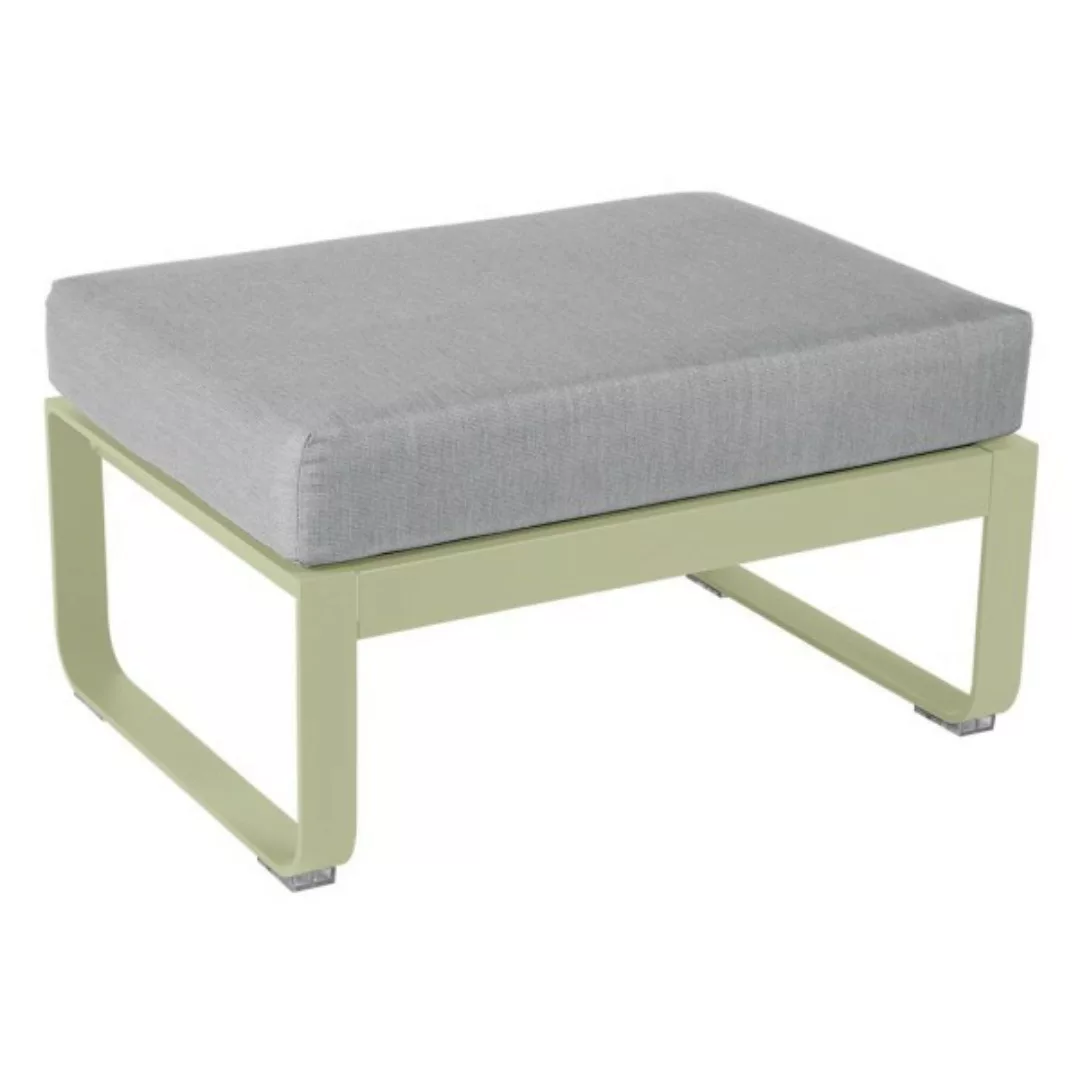 Bellevie 1-Sitzer Hocker 65 Lindgrün 79 Flanellgrau günstig online kaufen