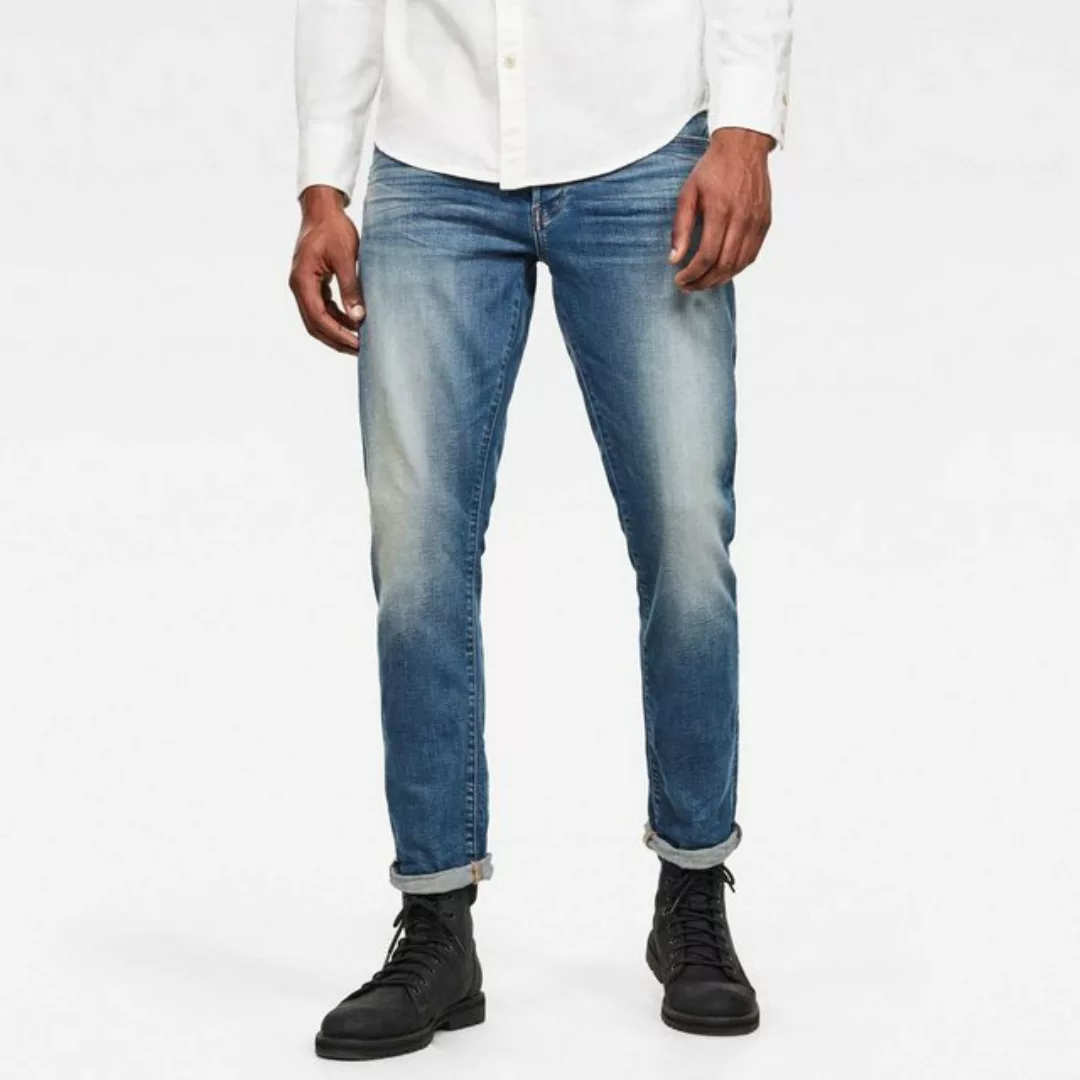 G-Star Herren Jeans 3301 Tapered Fit - Blau - Vintage Azure günstig online kaufen