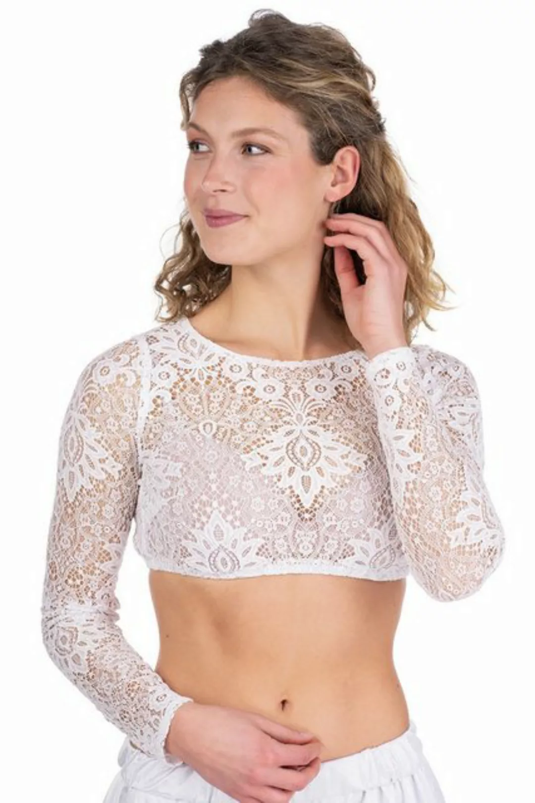 MarJo Dirndlbluse Dirndlbluse - HORTENSIA-DALIDA LA - weiß günstig online kaufen