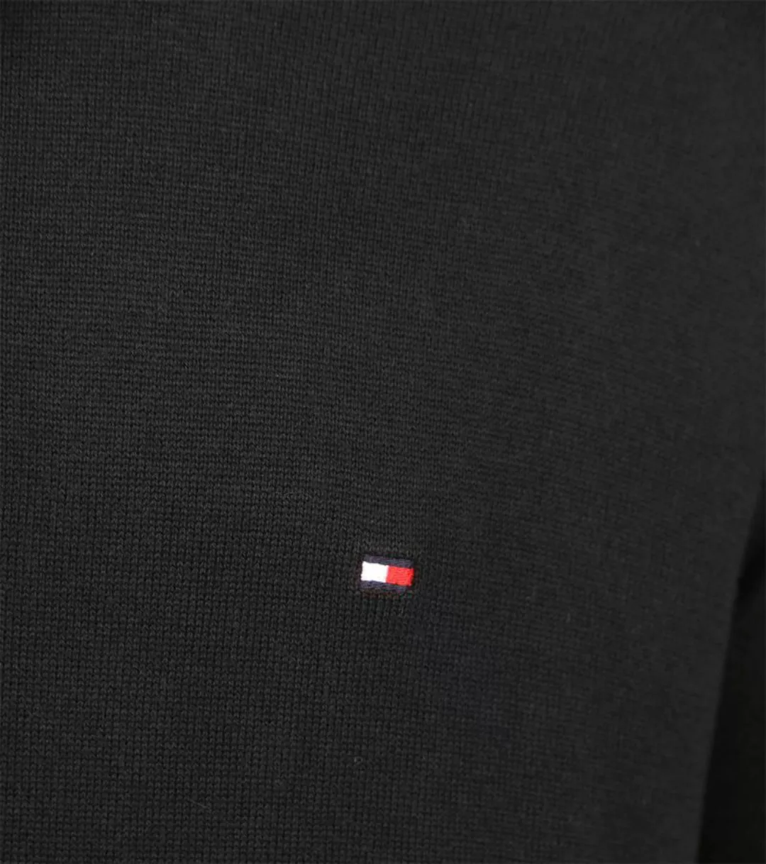 Tommy Hilfiger Big & Tall Half Zip Pullover Schwarz - Größe 3XL günstig online kaufen