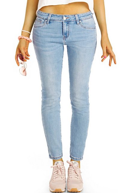 be styled Low-rise-Jeans Hüftjeans Skinny Hose - Stretch slim Röhrenjeans - günstig online kaufen