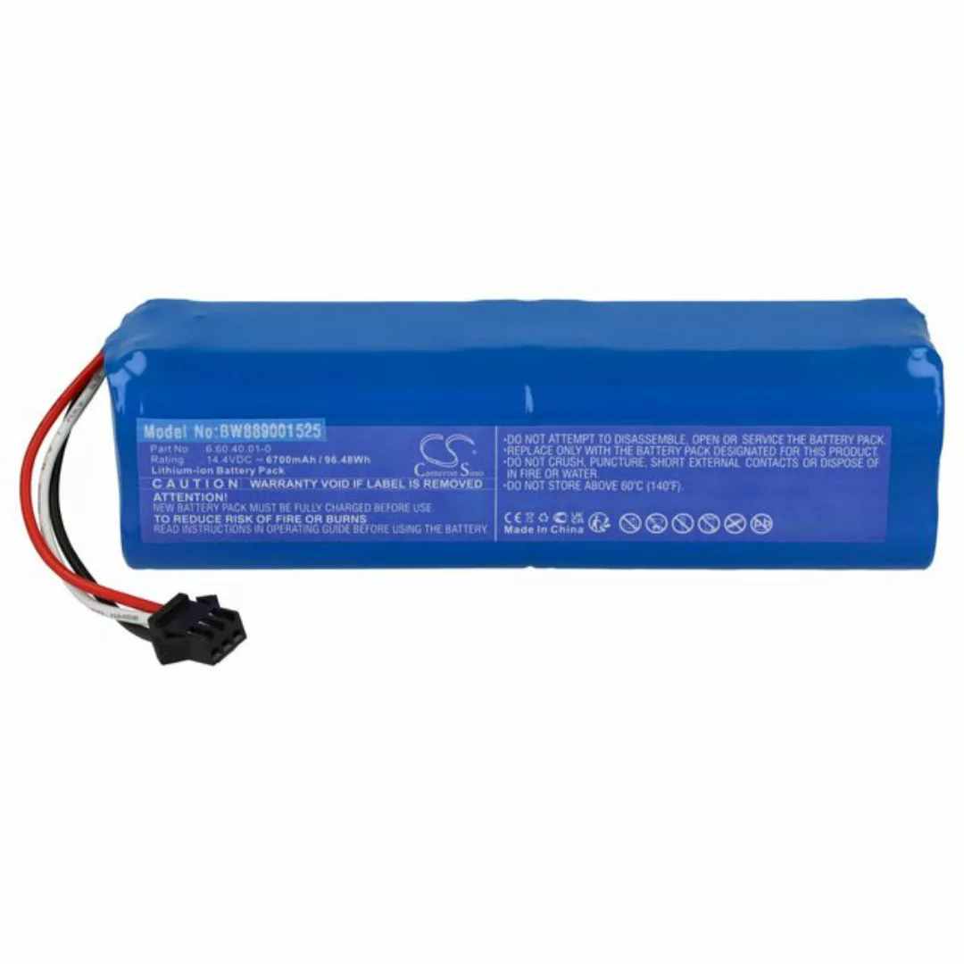 vhbw passend für Mamibot eXVAC 890 Saugroboter (6700 mAh, 14,4 V, Li-Ion) S günstig online kaufen