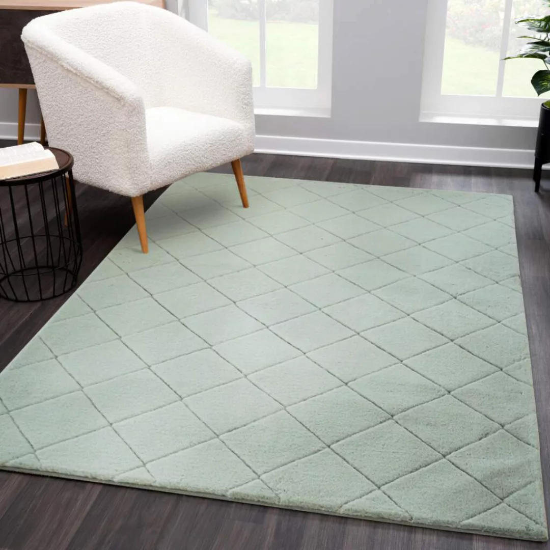 Carpet City Hochflor-Teppich »Moment«, rechteckig, besonders weich, Kaninch günstig online kaufen