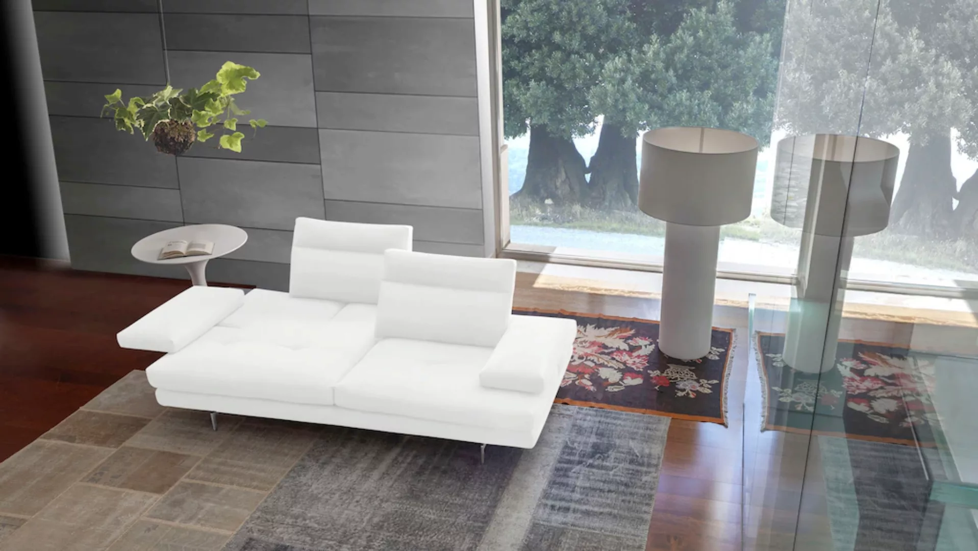 CALIA ITALIA 3-Sitzer "Toby Wing, Designsofa mit hohem Sitzkomfort, bequem günstig online kaufen