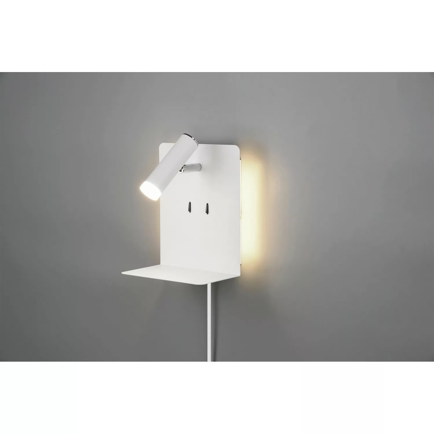 Trio LED-Wandleuchte Element Weiß Matt Metall günstig online kaufen