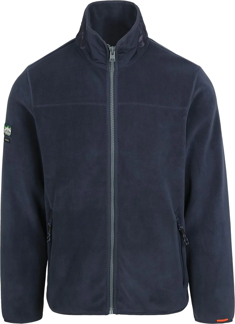 Superdry Strickjacke Fleece Lauren Navy - Größe M günstig online kaufen