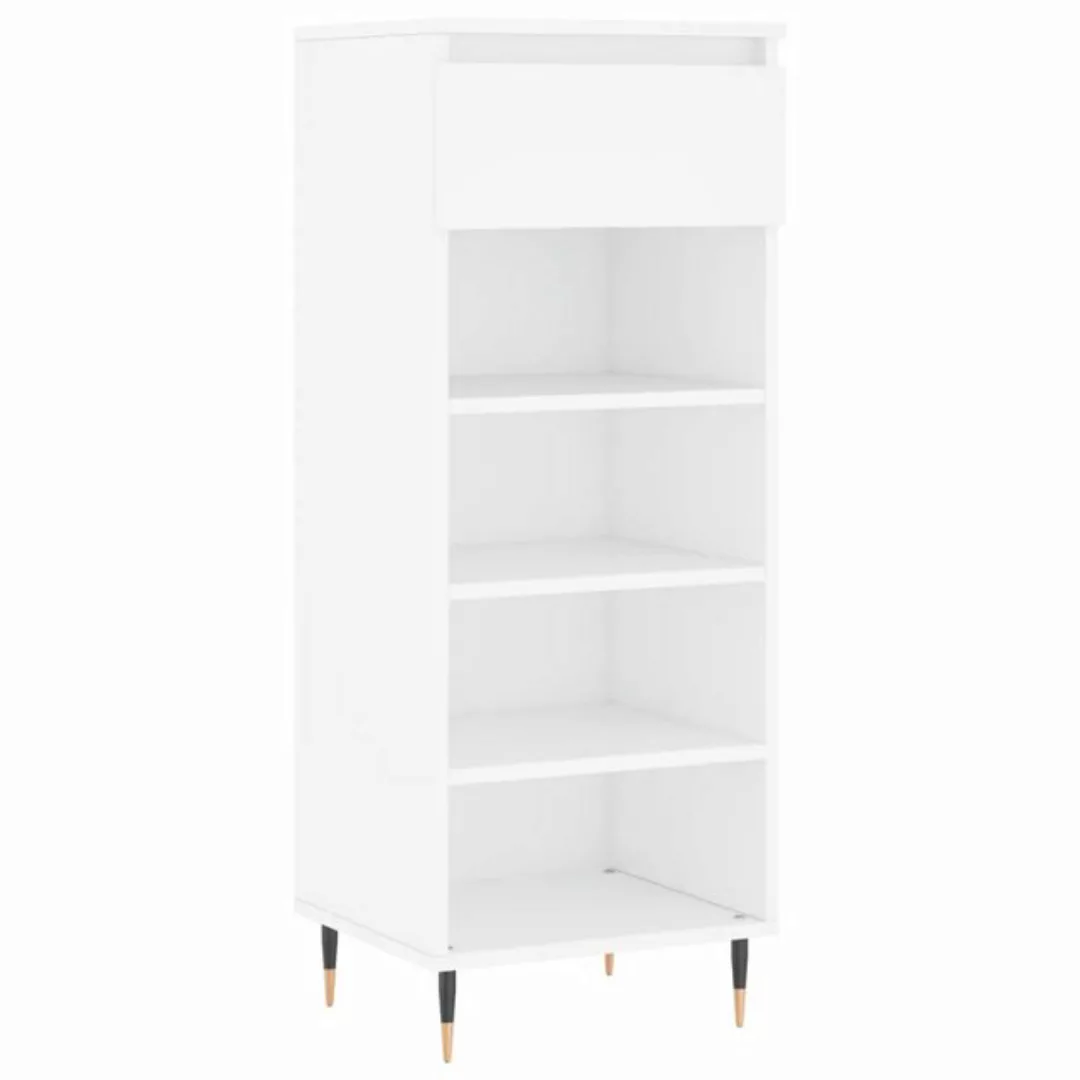 vidaXL Schuhschrank Schuhschrank Braun Eichen-Optik 40x36x105 cm Spanplatte günstig online kaufen