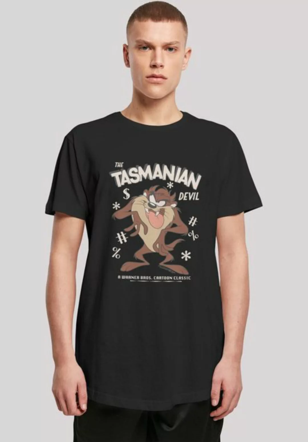 F4NT4STIC T-Shirt Long Cut T-Shirt Looney Tunes Vintage Tasmanian Devil Taz günstig online kaufen