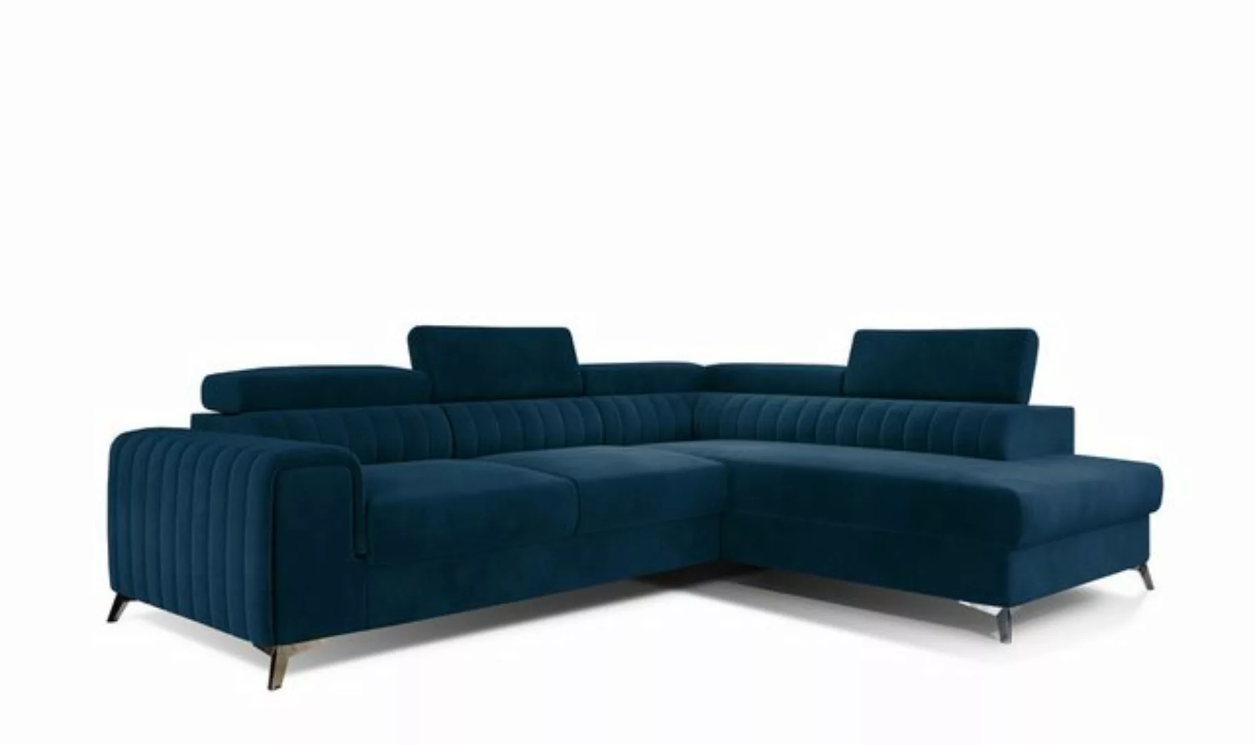 MOEBLO Ecksofa OLIVIER, mit Schlaffunktion und Bettkasten, Couch für Wohnzi günstig online kaufen