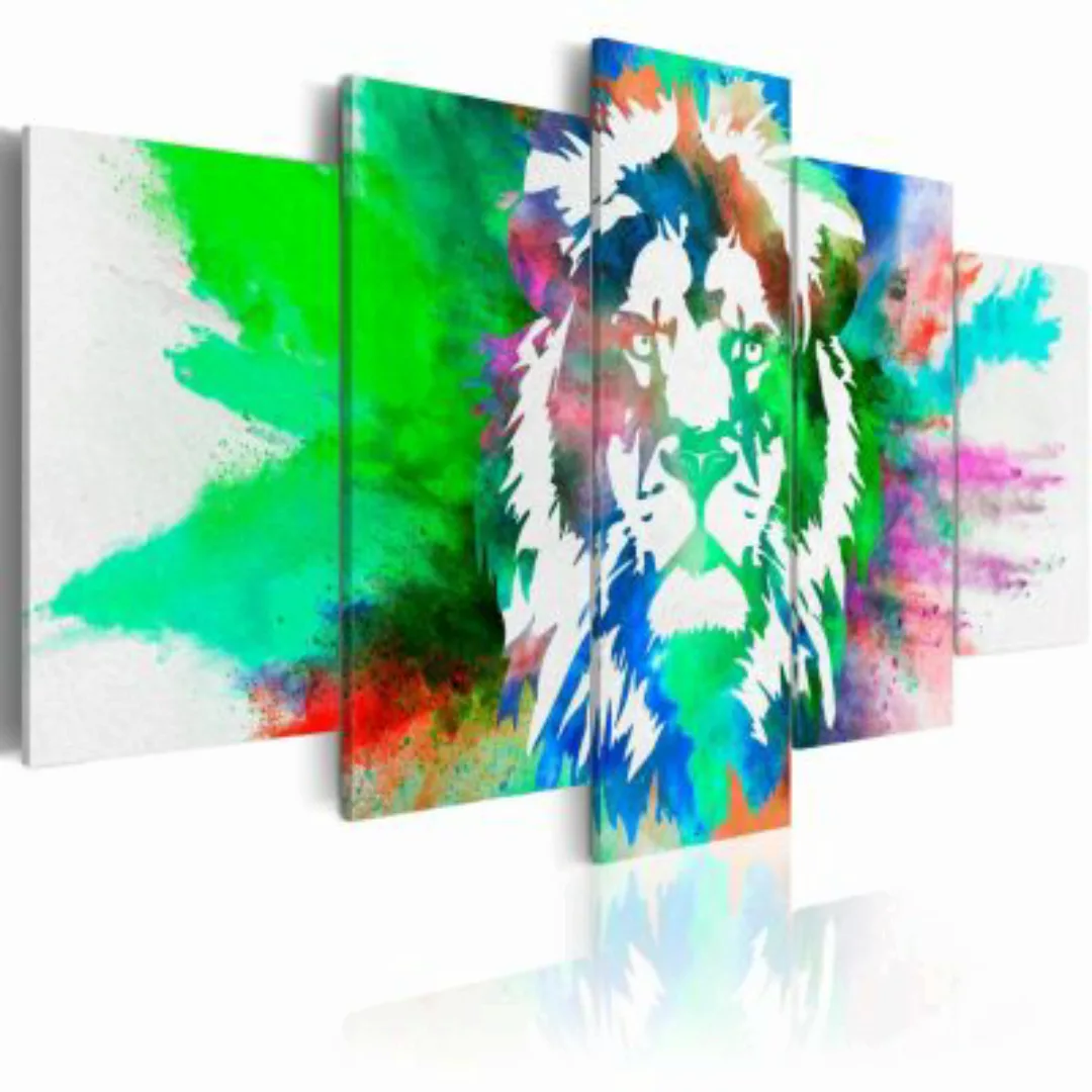artgeist Wandbild Kingdom of the Lion mehrfarbig Gr. 200 x 100 günstig online kaufen