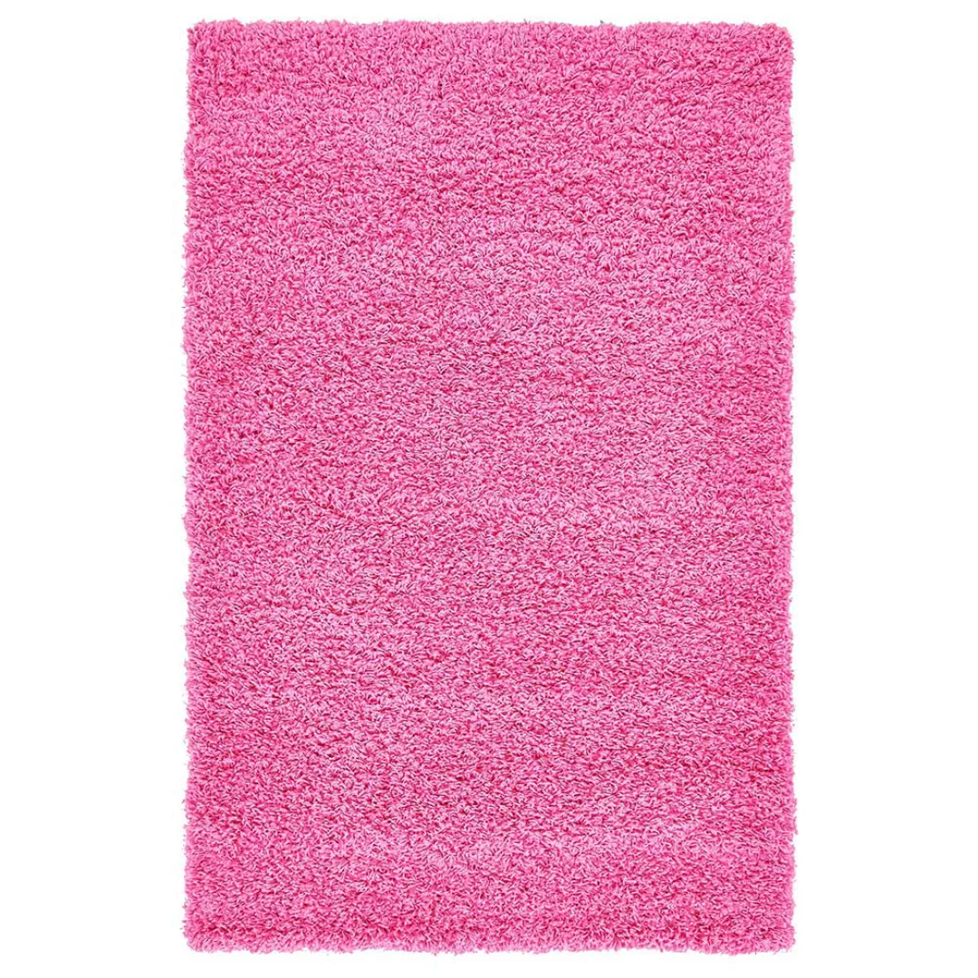 Shaggy Teppich Hochflor in Pink viele Größen - auch Läufer günstig online kaufen