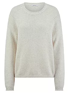 Rundhals-Pullover Peter Hahn beige günstig online kaufen